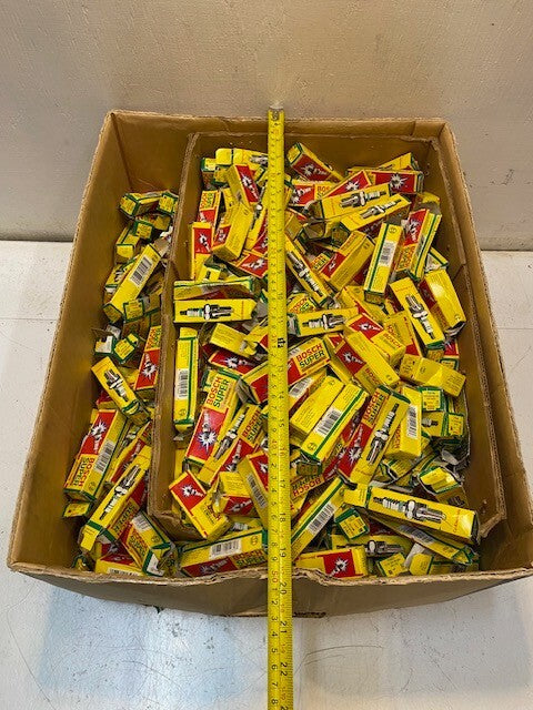 50lb Box of a Variety of Bosch Super Spark Plugs 7500, 7522, 7526, 7562, 7572