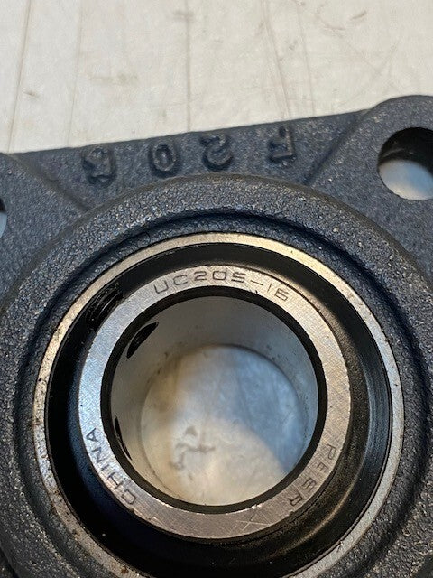 PEER 4-Bolt Flange F205 Insert Bearing UC205-16 | 25mm Bore 3-3/4" W