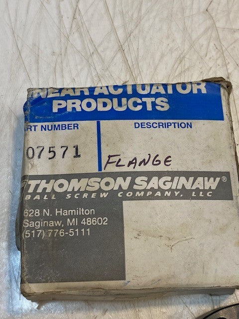 Thomson Saginaw Ball Screw Co. 05707571 Ball Screw Nut Flange 38x83x16mm