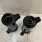 2 Donaldson Cyclopac Air Cleaners 5” Metal 2-1/2” & 2” Sleeves - Ends Bent