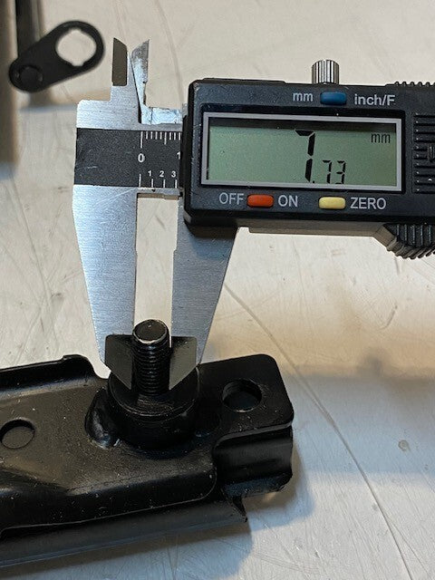 3 Pair of Seat Sliders 14-1/8" Length 1-3/8" Width 1-1/8" Thickness 8mm Screw