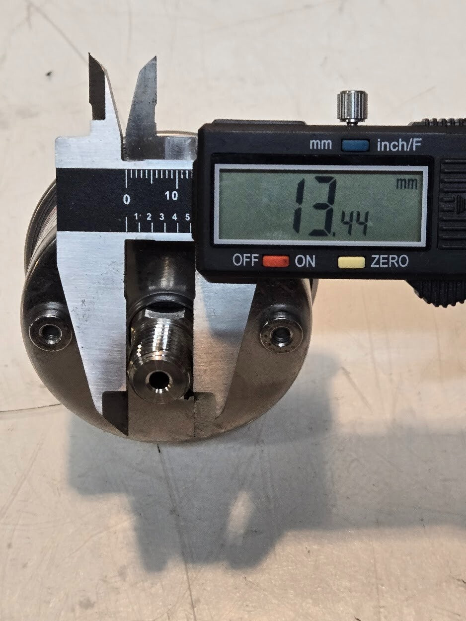 Ashcroft 1008 60mm Pressure Gauge 0-100 PSI | 2-11/16" OD | 1/4" NPT Back Mount