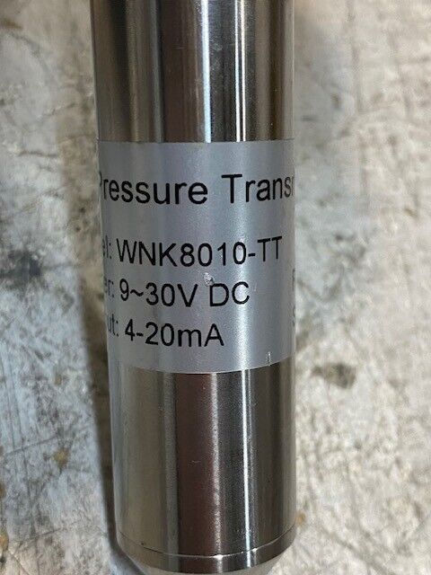 WNK Pressure Transmitter 100ft Long WNK8010-TT | Y230366 | Output 4-20mA