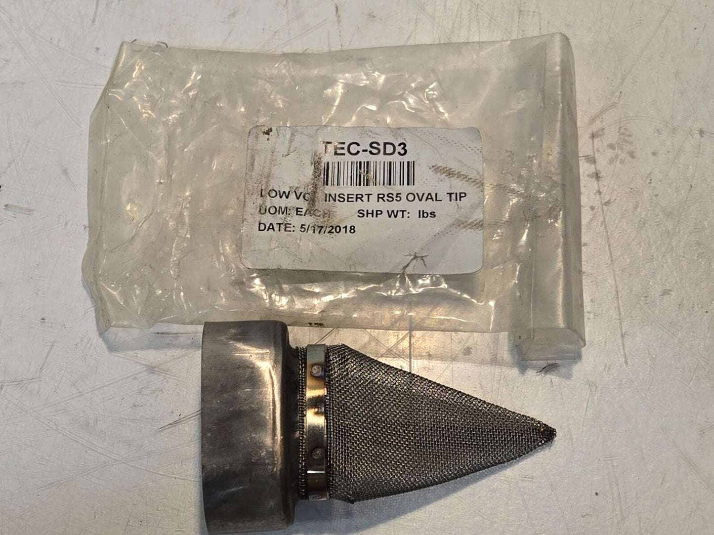 Spark Arrester Kit TEC-SD3 for RS5 Oval Tip Mufflers | 2-1/2" x 1-3/8" Oval