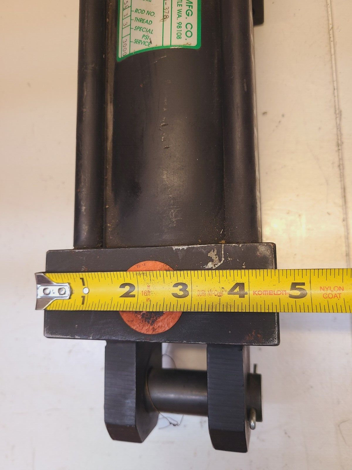Cunningham Hydraulic Cylinder S/N 11995-378 | MP15711 | 2506