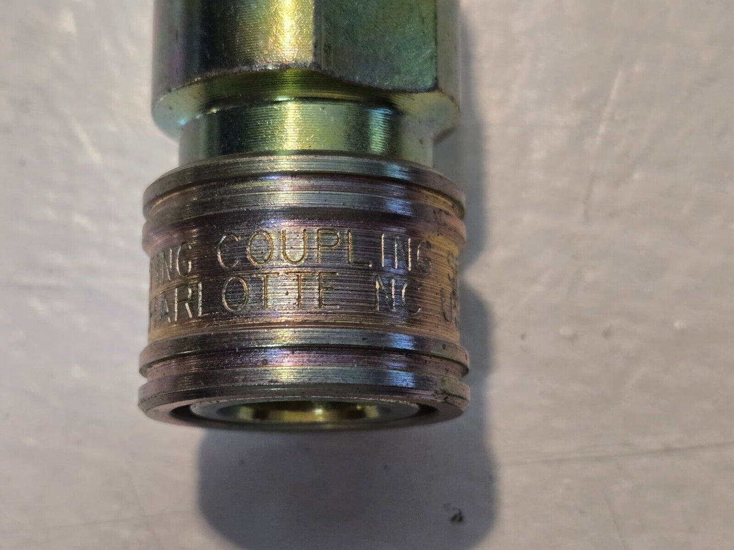 3 Quantity of Perfecting Coupling Series V Quick Connect 1/4"-18 x 1/4" (3 Qty)