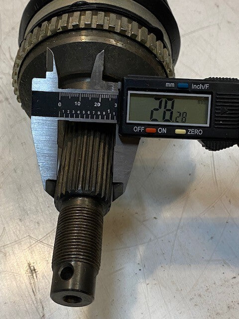 Drive Shaft P04641855AE | 26-1/2" Long 19mm End 27mm Shaft 27mm End 25-Spline