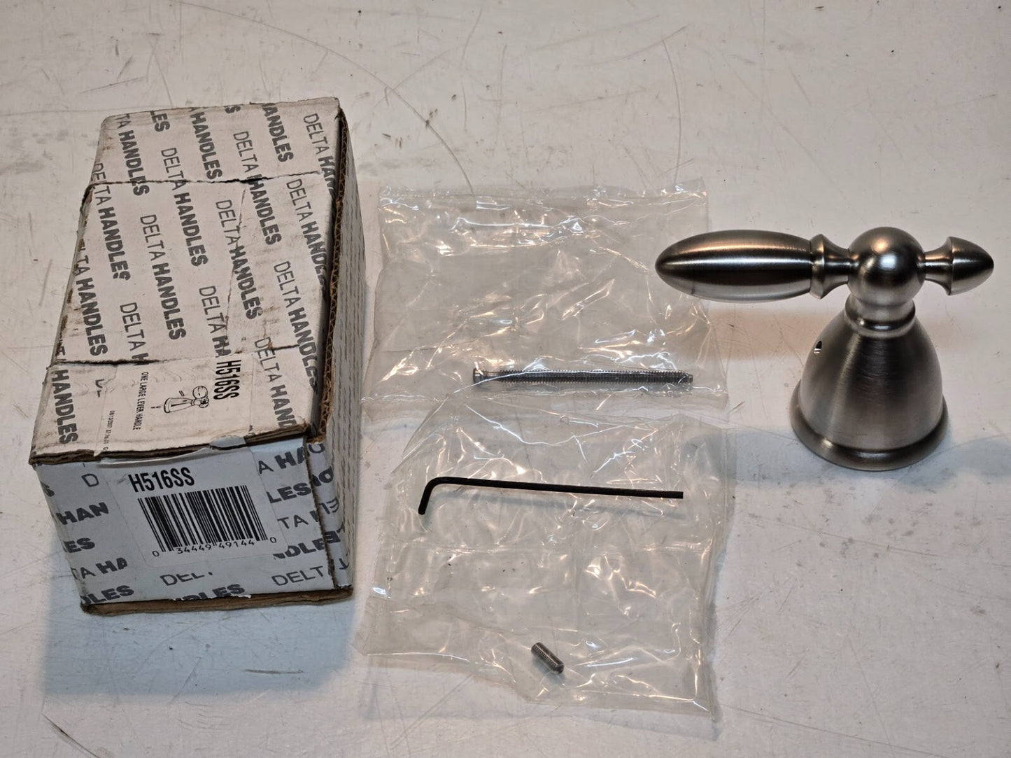 Delta Transfer Valve Faucet Handle H516SS | 034449491440 | Stainless Steel