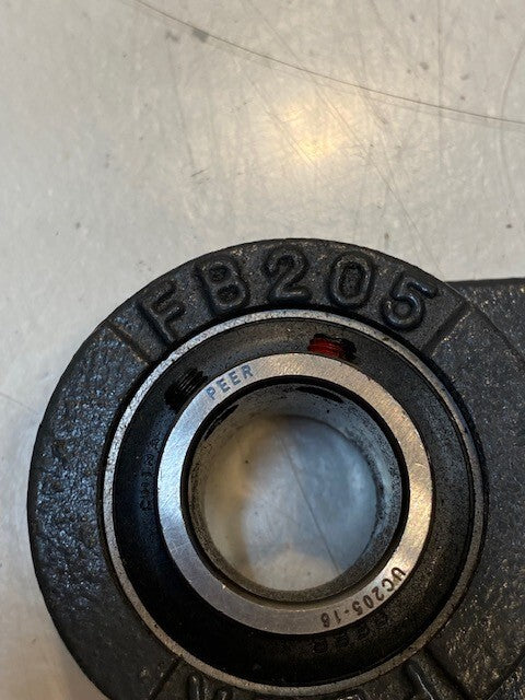 4 Qty of Peer Flange Bracket FB205 Insert Bearing UC205-16 | 25mm Bore (4 Qty)