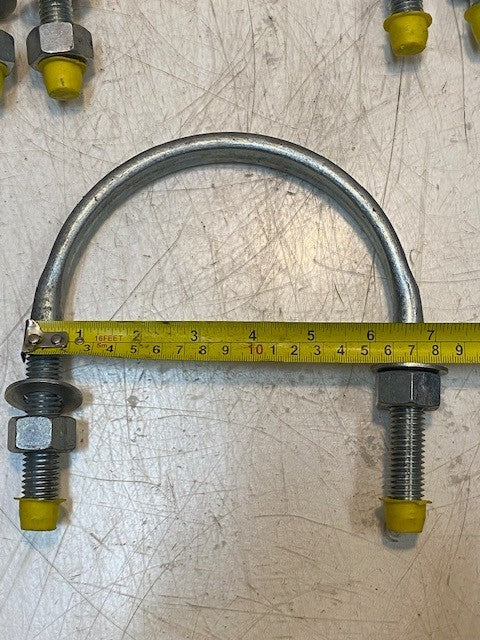 6 Quantity of U-Bolts 4B540 | 7" L x 7" W 19mm Thick 16mm Thread (6 Quantity)