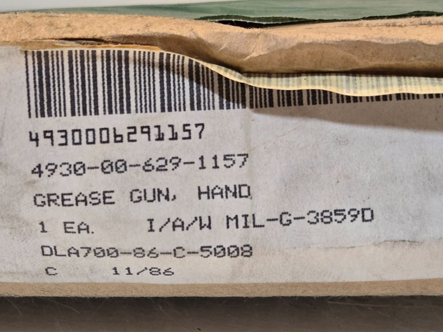 Alemite Screw Type Grease Gun C-600 1/8" FNPT | 4930-00-629-1157 | MIL-G-3859D