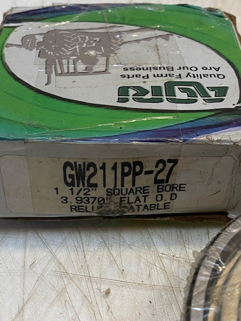 AGRI Quality Farm Parts GW211PP-27 Agricultural Disc Harrow Square Bore Bearing