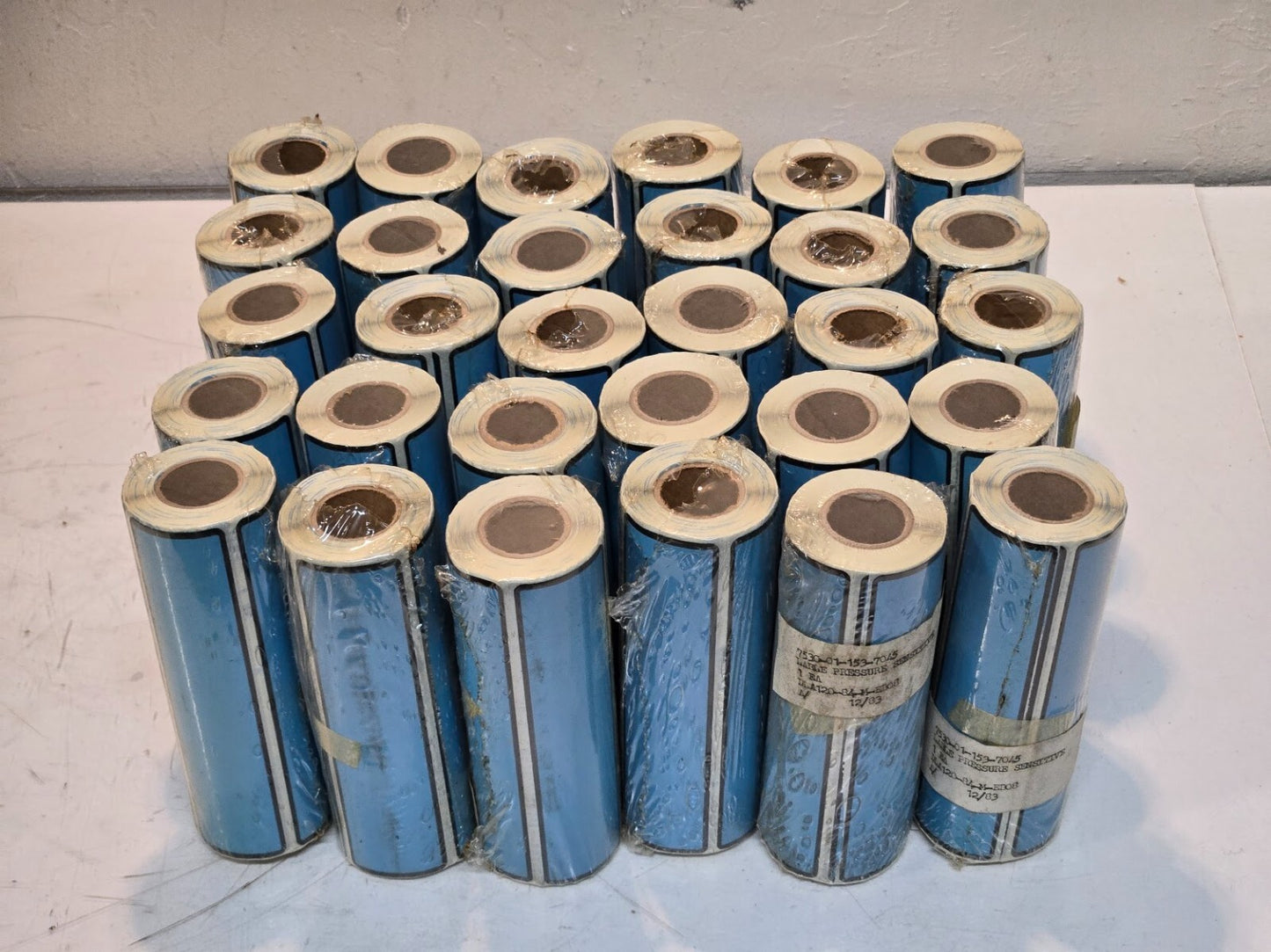 30 Quantity of Pressure Sensitive Labels 7530-01-153-7045 for Carstens (30 Qty)