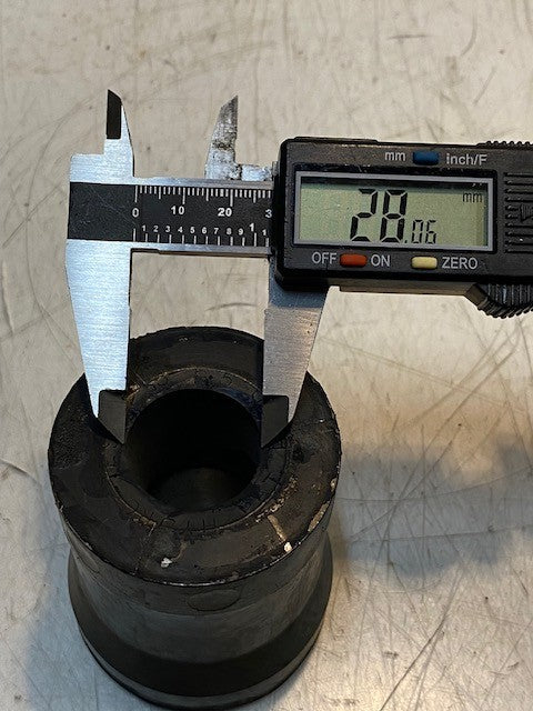 Rubber Leaf Spring Shackle Bushing 2702220 | 2-1/2 M.C. | 27mm Bore