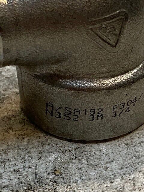 Street Elbow Forged Steel Pipe Fitting A/SA182 F304/L N352 3M 3/4"