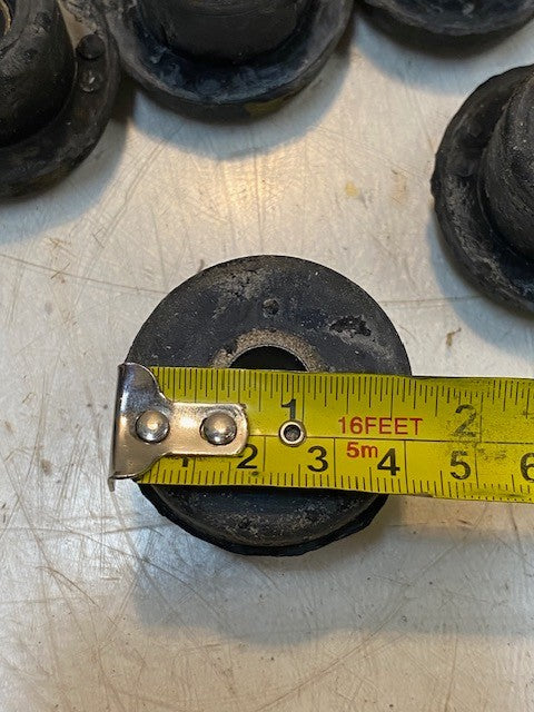 14 Quantity of Rubber Bushings 1-5/8" Dia 1-1/2" Tall 13mm Bore (14 Quantity)