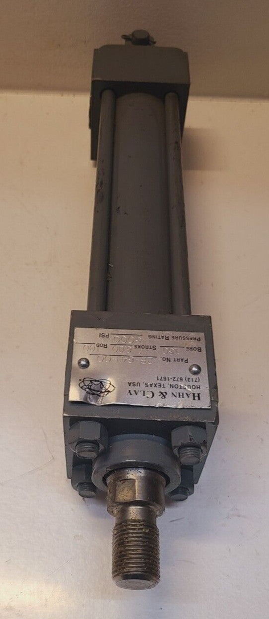 Hahn & Clay Hydraulic Cylinder 2B-641-00 Bore 1.50 Stroke 6.0 Rod 100 | 5000PSI