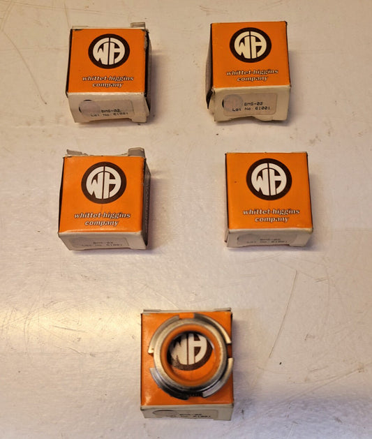5 Quantity of Whittet-Higgins Bearhug Locknuts BMS-02 (5 Qty)