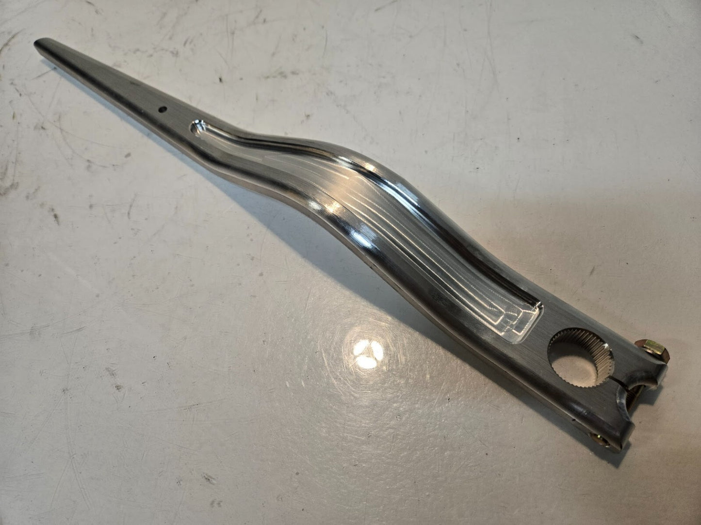 Sprint Car S-Bend Torsion Bar | 20" Long 2" Wide 28.5mm Splined Mounting Hole