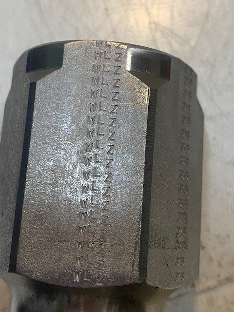 Female Tube Pipe Swivel Fitting SSP 316 | UZM | WLZ | 4" Tall 31mm ID 44mm OD