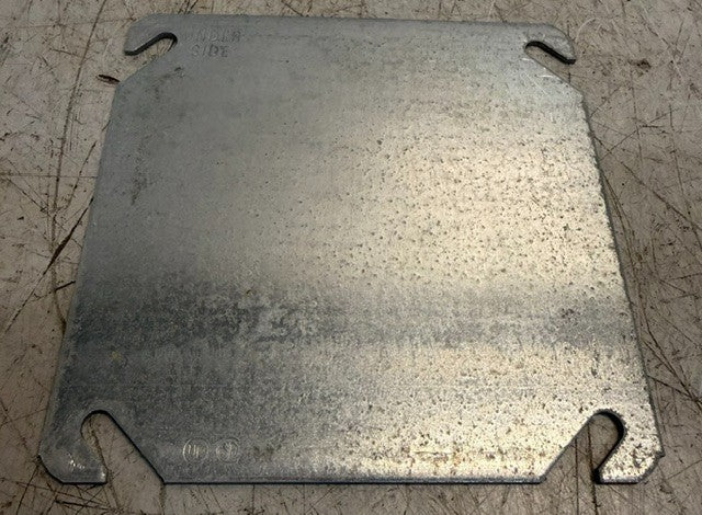 50 Quantity Raco 4-Inch Square Flat Black Electrical Box / Junction Cover