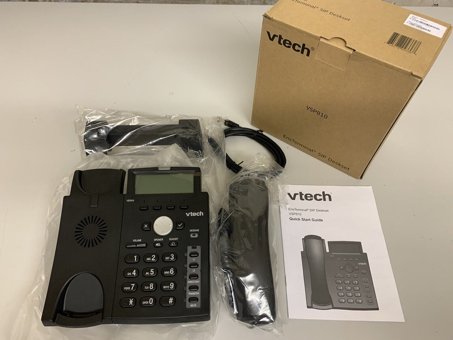 Vtech VSP810 ErisTerminal SIP Office Phone Desk Set - FREE SHIPPING