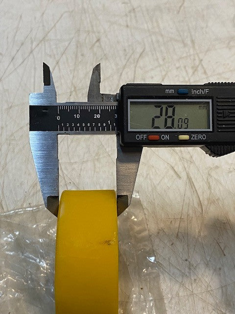 Yellow Rubber Wheel 1347963 for Delta 36-865 Power Feeder