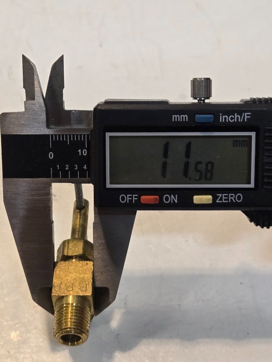 9 Quantity of 1/8" MPT x 1/8" Male Flare 90 Degree Angled Needle Valves (9 Qty)