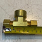 4 Qty of Ecolab Compression Tee Fittings TEE BR 5/8 x 1/8 FNPT BRS PK (4 Qty)