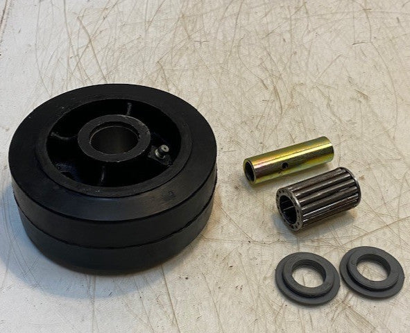 Heavy Duty 5x2 Caster Wheel Roller Kit 28mm Bore Industrial Roller