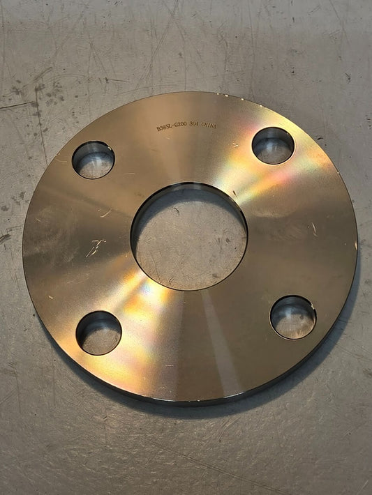Tube Slip-on Flange B38SL-G200 304 | 6" Flange Diameter 2" Bore 3/4" Bolt Holes