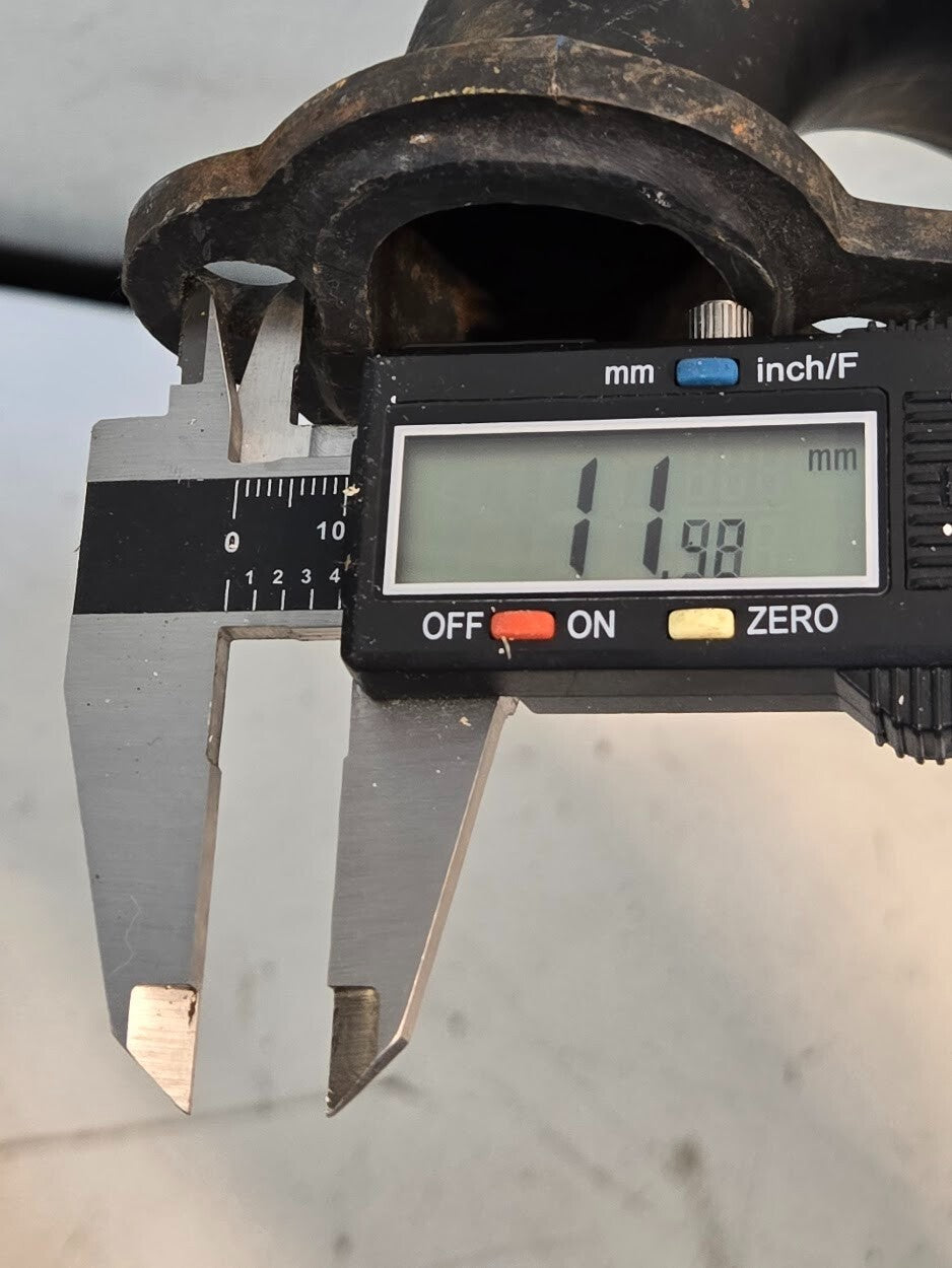 Exhaust Header 3" Outlet 4 Cylinders Long Tube 36" Overall Length 17.25" Height