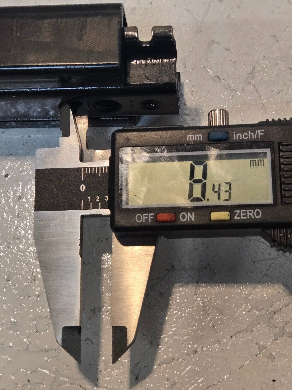 Seat Sliders for Recaro | 14 1/4" Track Length 1 1/2" Width 7/8" Depth