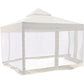 Yescom 10'x10' Gazebo Top Replacement Mesh Net 07TOP006-10T-W07