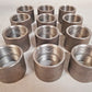 12 Qty. of Stainless Steel Female Conduit Couplings 3-1/2 Dia x 3-1/4"H (12 Qty)