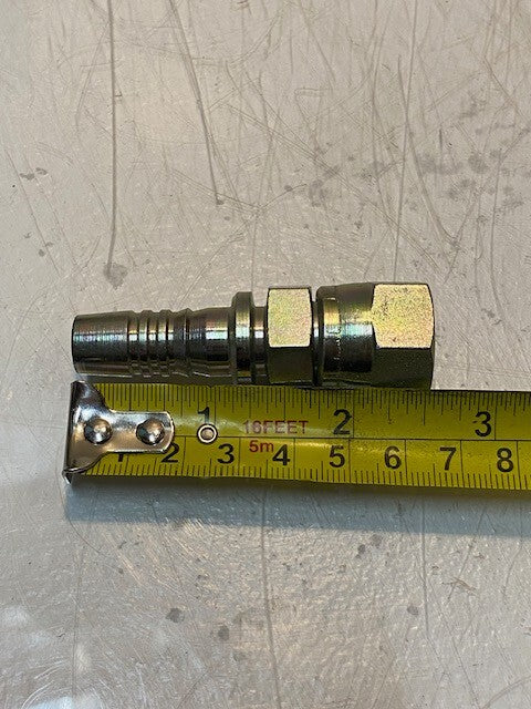 13 Quantity of Pneumatic A8 Tube to Hose Straight Hex Adapters 2-1/2" L 22mm OD
