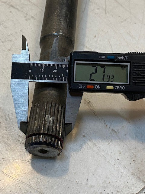 CV Joint Axle P05273438AE | 38" Long 28mm End 29mm Shaft 22mm Thread