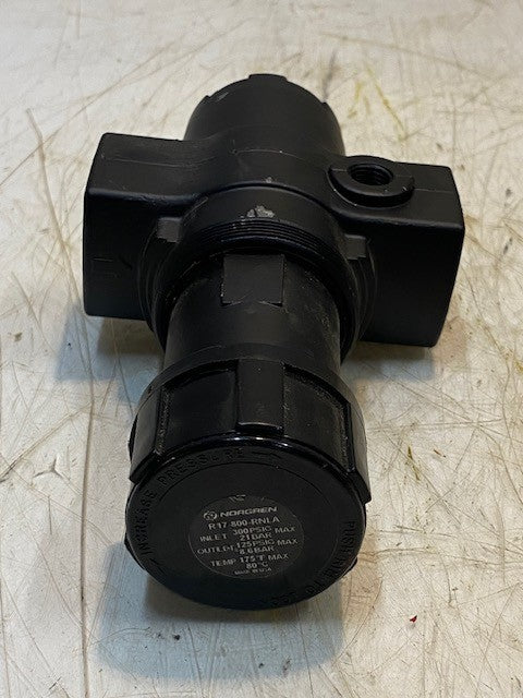 NORGREN R17-800-RNLA PNEUMATIC VALVE COMPRESSED AIR REGULATOR 300 PSIG