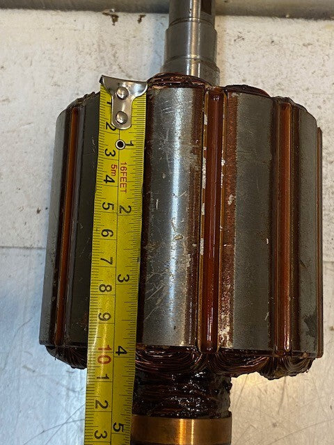 Actuator Motor Rotor Generator 12" L 4-3/4" OD 19mm Thread 13mm Thread