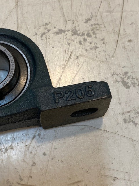 2 Qty of RAK 2-Bolt Pillow Blocks P205 w/ Insert Bearings UC205-16 (2 Quantity)