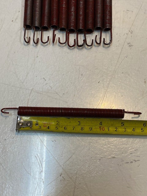 22 Qty of Springs w/ Hooks on the Ends 6-1/2" Long 5" Spring 12mm OD (22 Qty)