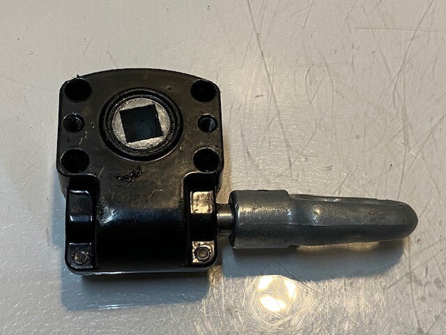 Vertical Curtain Gear Wormgear Bracket w/ Square Center 14mm