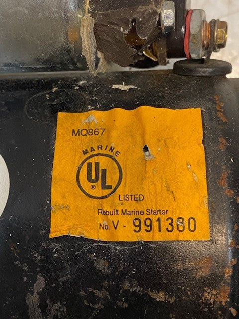 Delco Remanufactured Starter 1108368 Rebuilt Marine Starter 991360