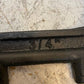 Vestal MFG 3/4" Cast Iron Water Meter Yoke Bar 12.5" Long w/ 3 Notches