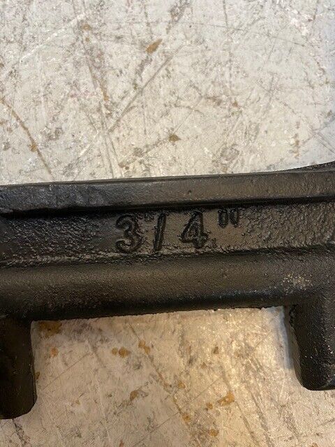 Vestal MFG 3/4" Cast Iron Water Meter Yoke Bar 12.5" Long w/ 3 Notches