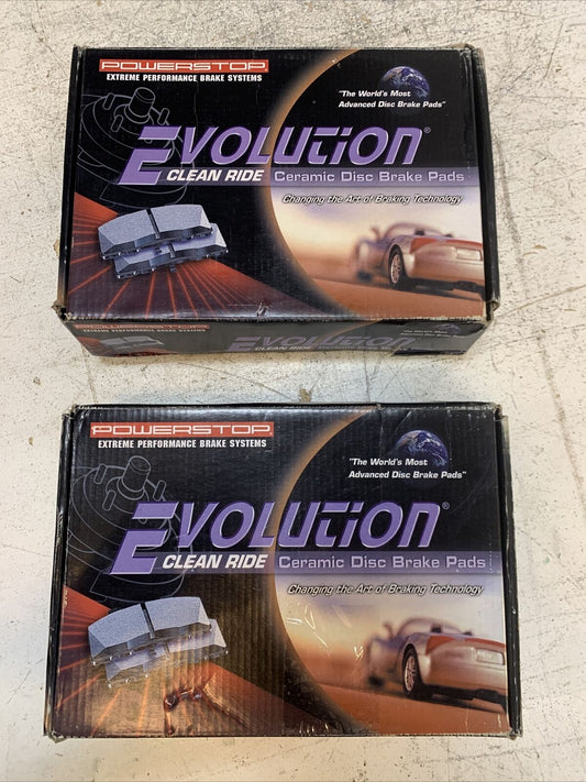 2 Boxes Of PowerStop Evolution Clean Ride Ceramic Disc Brake Pads | 16-1303