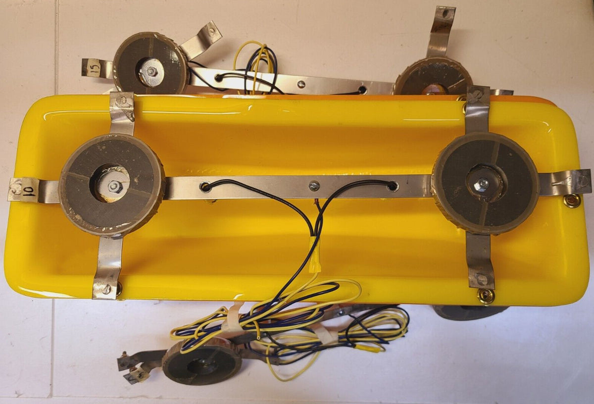 2 Quantity of ABS Roof Taxi TopLights & Magnetic Base 18" x 6.5" (2 Qty)