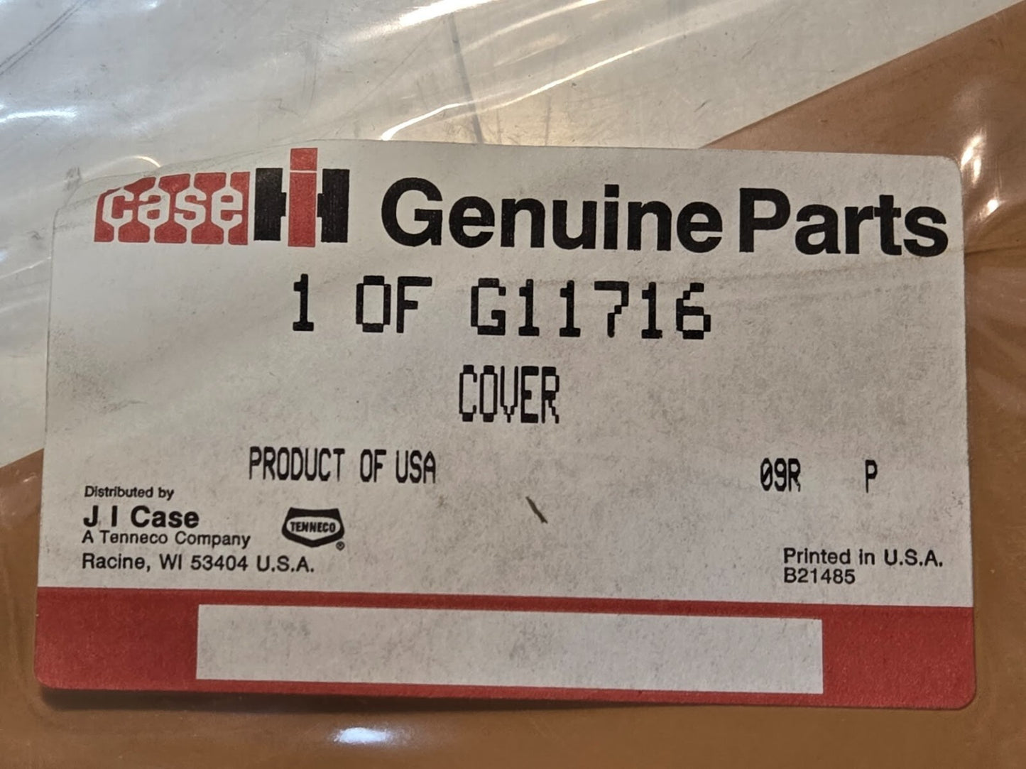 2 Quantity of Case IH G11716 Covers | 14-7/8 in x 4-3/4 in 1.2 mm Thick (2 Qty)