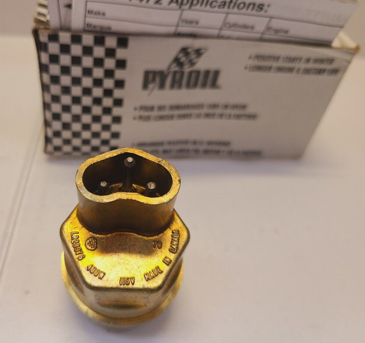 2 Quantity of Pyroil Engine Block Heaters 605-1472 | 605-3217 (2 Qty)