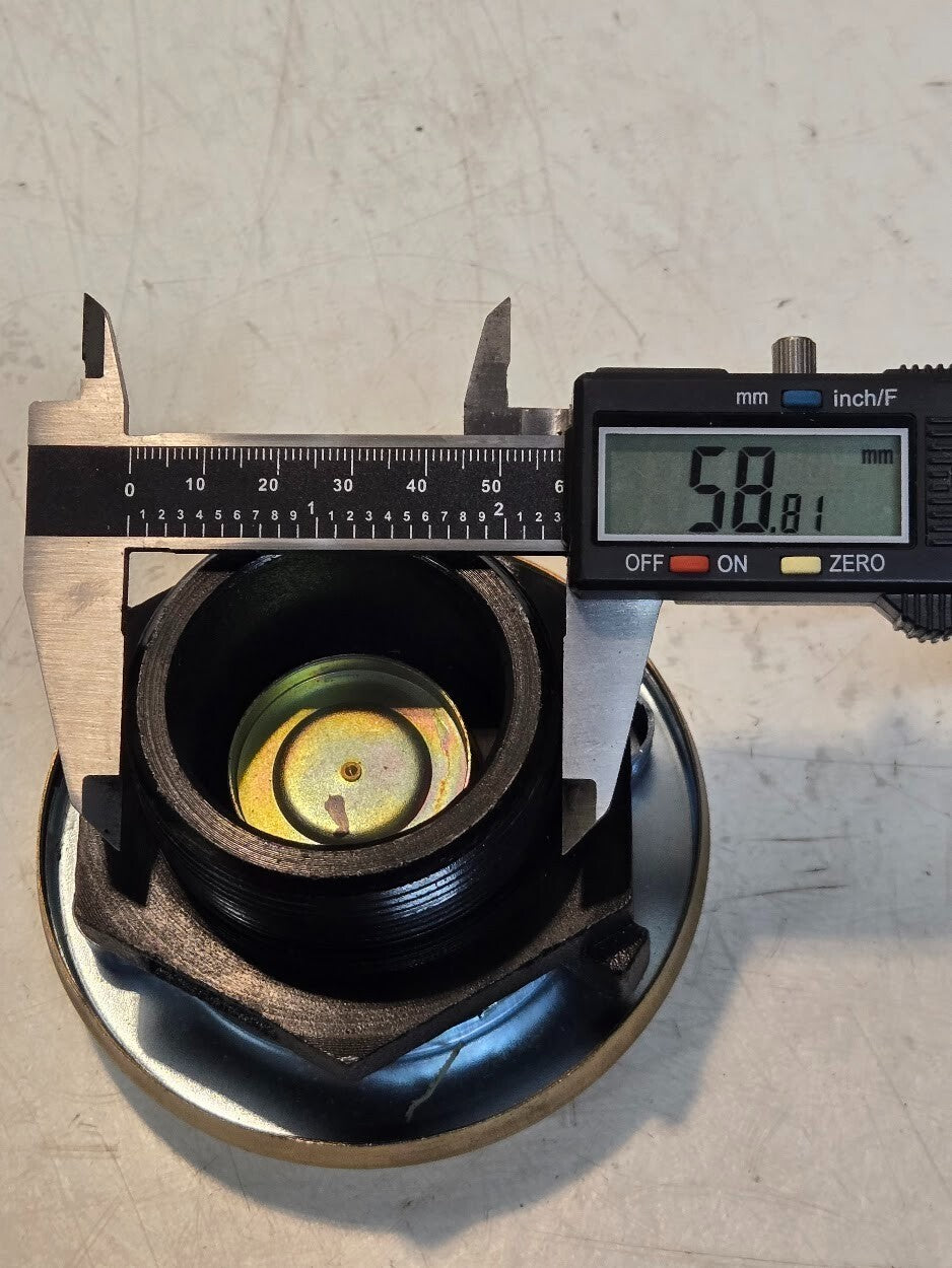 6 Quantity of Vented Fuel Caps | 2" Thread 3" Hex | SK-135 | 0402 | 0301 (6 Qty)